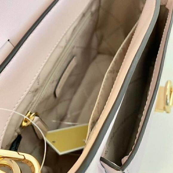 Michael Kors Purse Manhattan Satchel Crossbody bag new - Picture 10 of 11